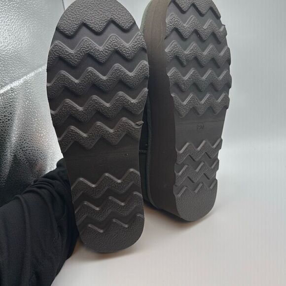 CUSHIONAIRE Cozy Women’s Platform Ankle Boots SIZE 7.5 OLIVE/GREEN NEW - Picture 7 of 7